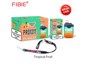 FIBIE 8000 jednorazowy elektroniczny papieros TROPICAL FRUIT - image 2